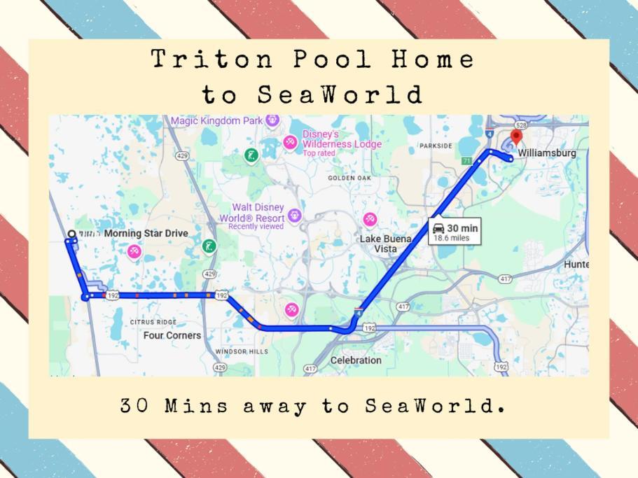 Triton Vacation Pool Home Near Disney Orlando Ngoại thất bức ảnh