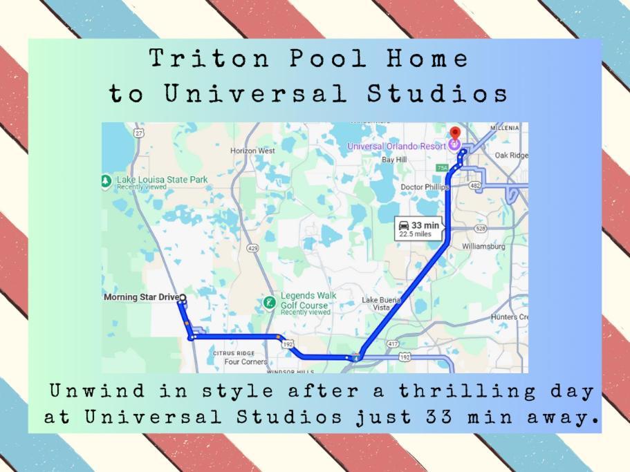 Triton Vacation Pool Home Near Disney Orlando Ngoại thất bức ảnh
