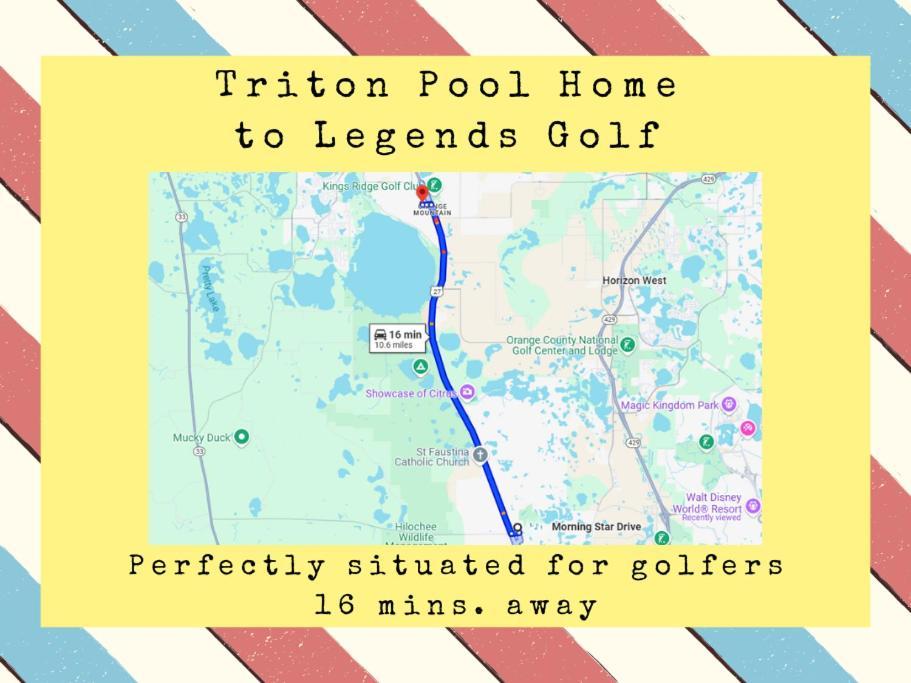 Triton Vacation Pool Home Near Disney Orlando Ngoại thất bức ảnh